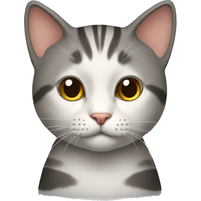 the cat is thin, the ribs are visible emoji