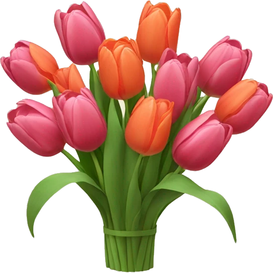 Bouquet of tulips emoji