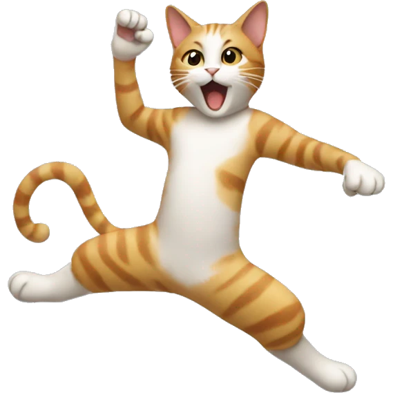 Cats dancing emoji