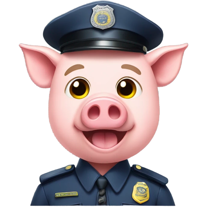 Pig policemen  emoji