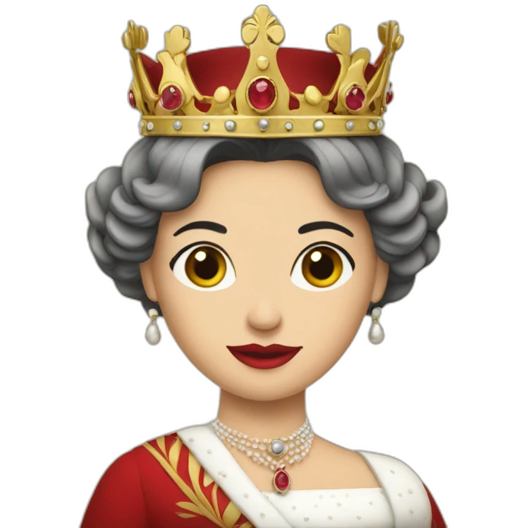 isabel ii queen emoji
