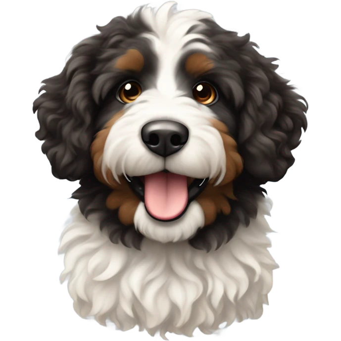 Bernedoodle emoji