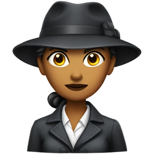 lady detective  emoji