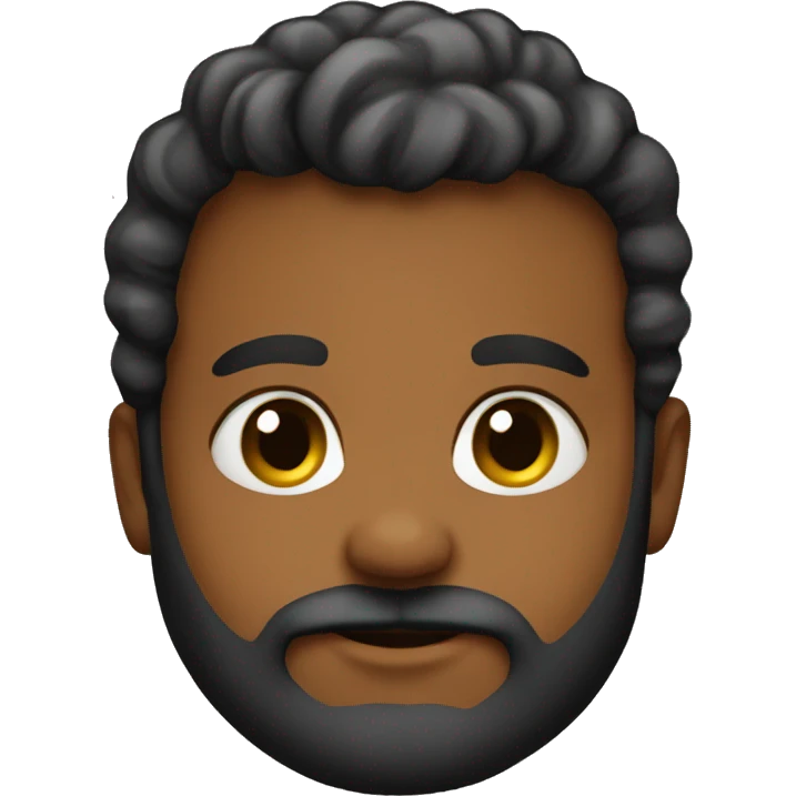 Baby face beard emoji