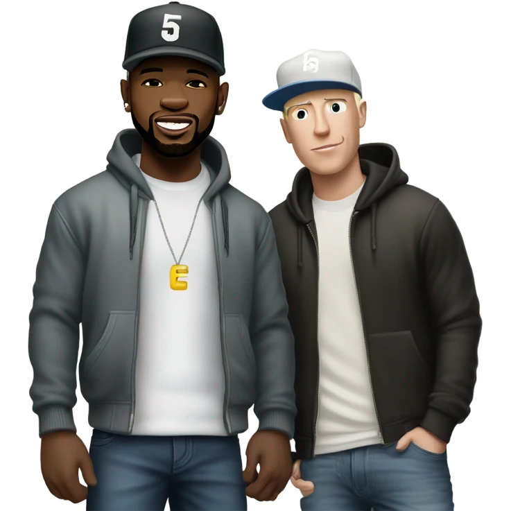 Eminem and 50 Cent emoji