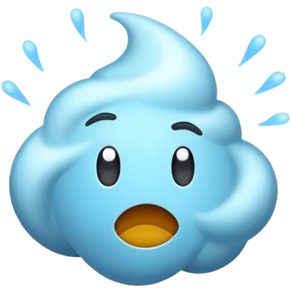 Fart dust emoji