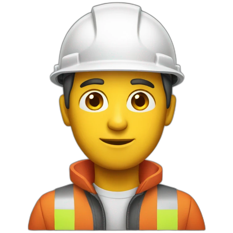 constructor rojo emoji