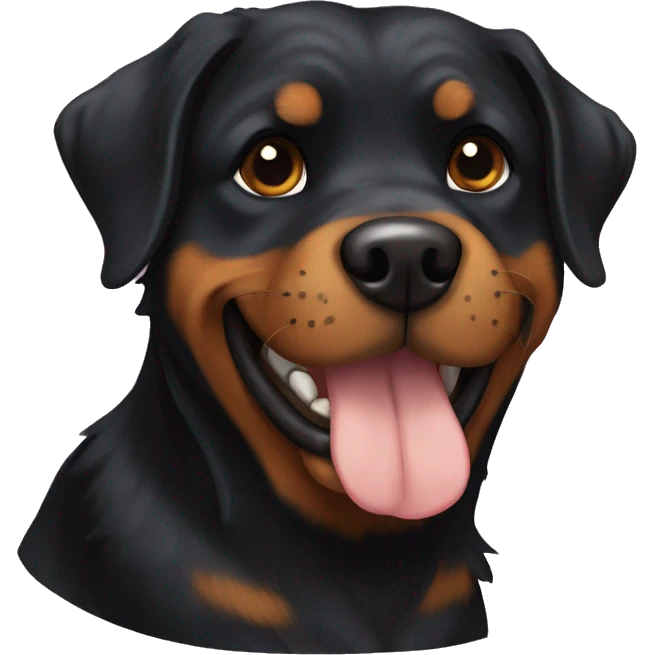 Rottweiler and spoodle emoji
