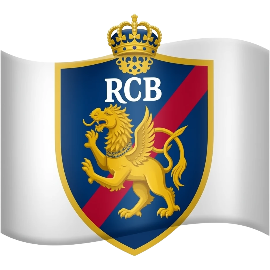 Ipl team rcb flag not similar emoji