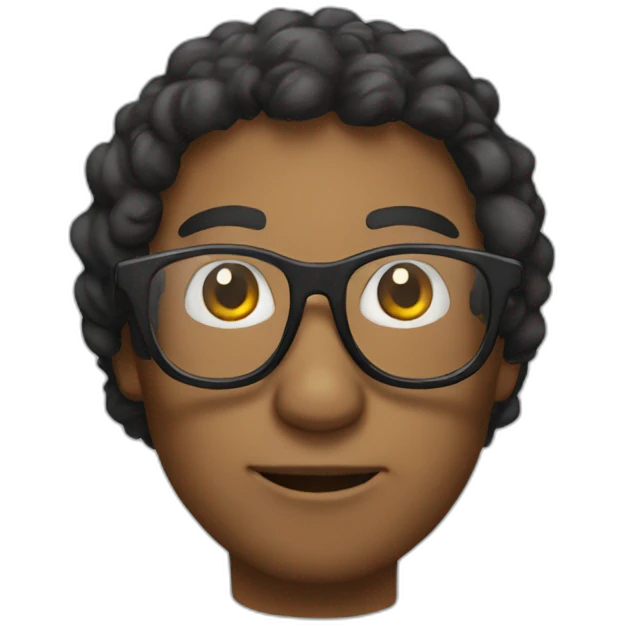 raptor person with glasses emoji