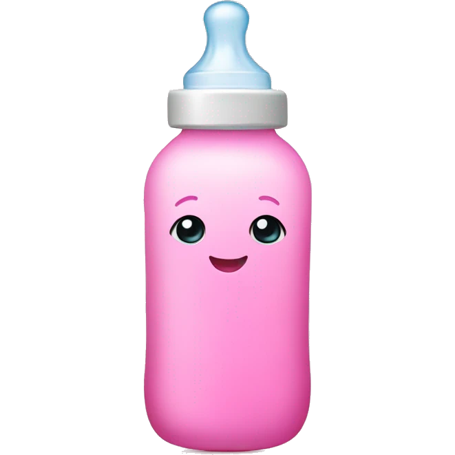 baby bottle pink emoji