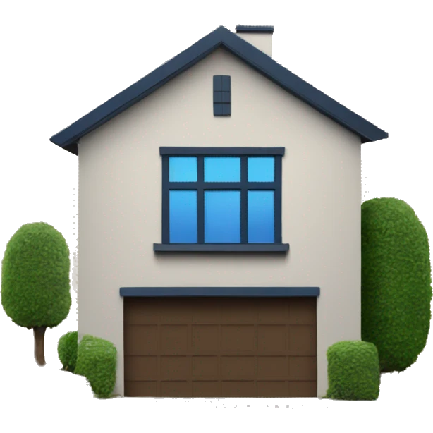 Modern house in AZ with 12th man blue flag emoji