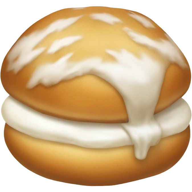 Bun with cream emoji