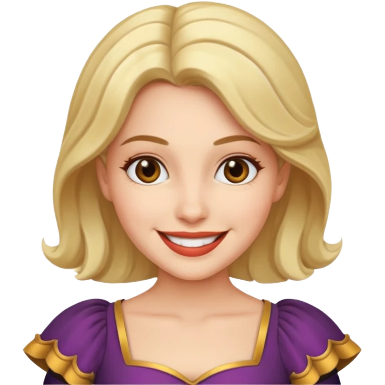female actor in costume emoji