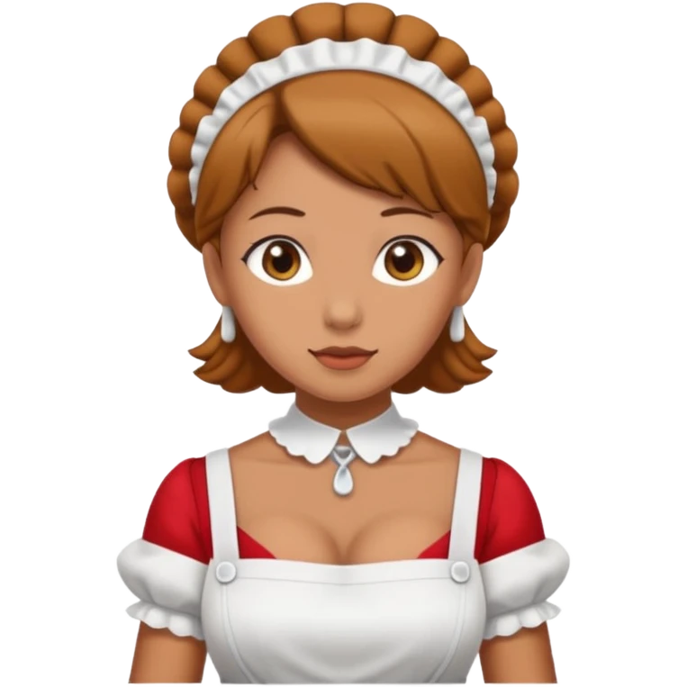 maid with bare breasts size 6 emoji