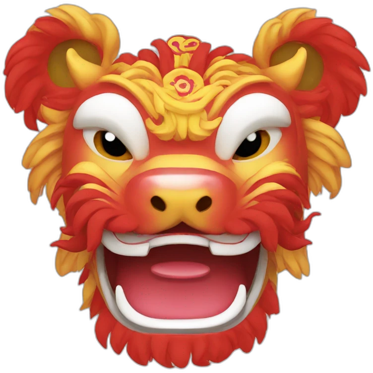 Lion dance  emoji
