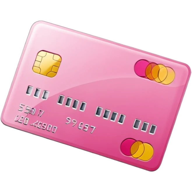 mix pink and white bank and credit card emoji