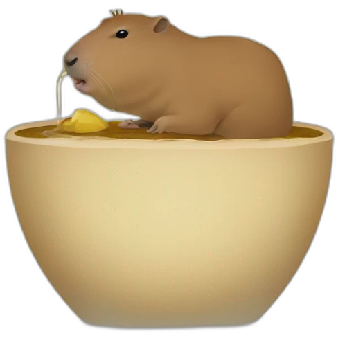 capybara drinking maté emoji