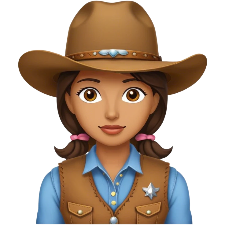 Cow girl emoji