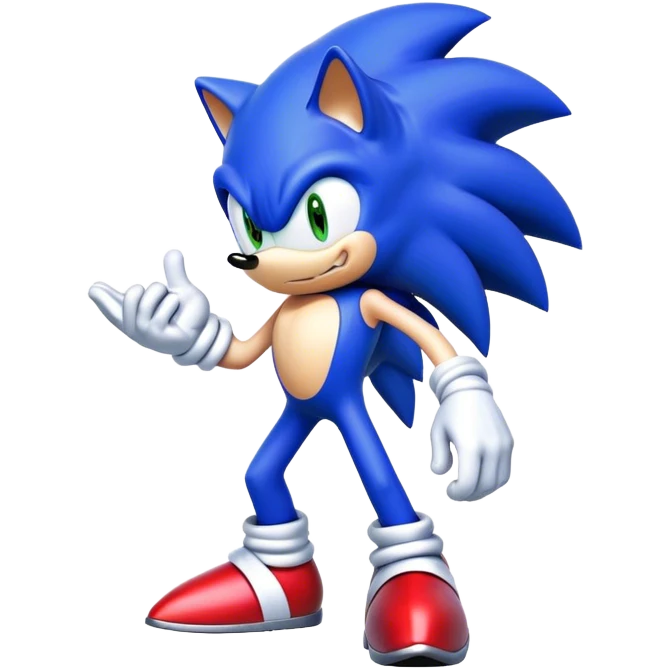 Sonic the hwdgehog emoji