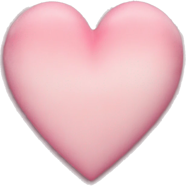 Soft aesthetic pink heart velvet  emoji