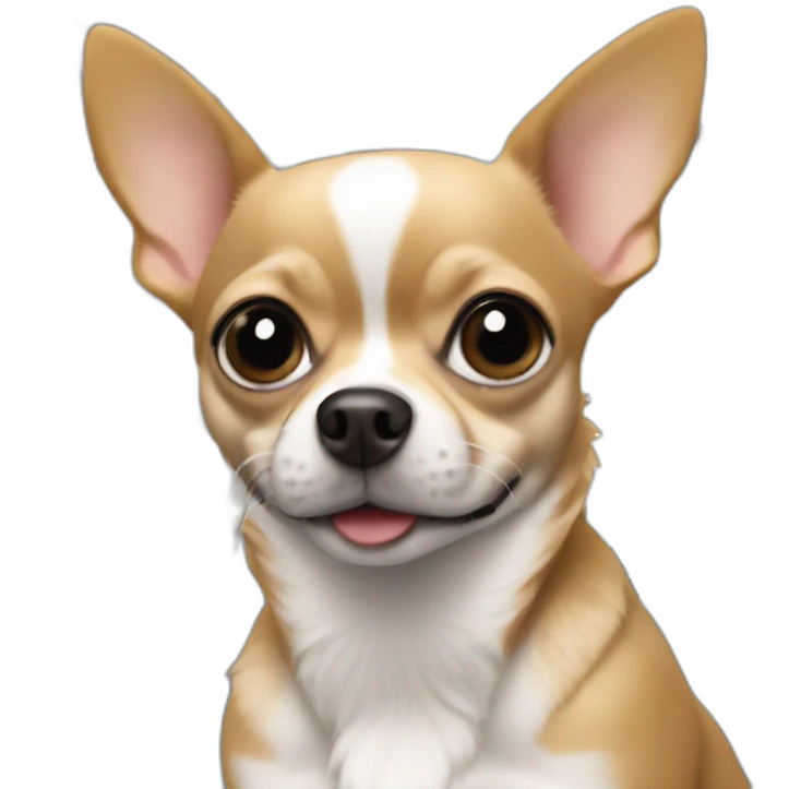 Chihuahua in paris emoji