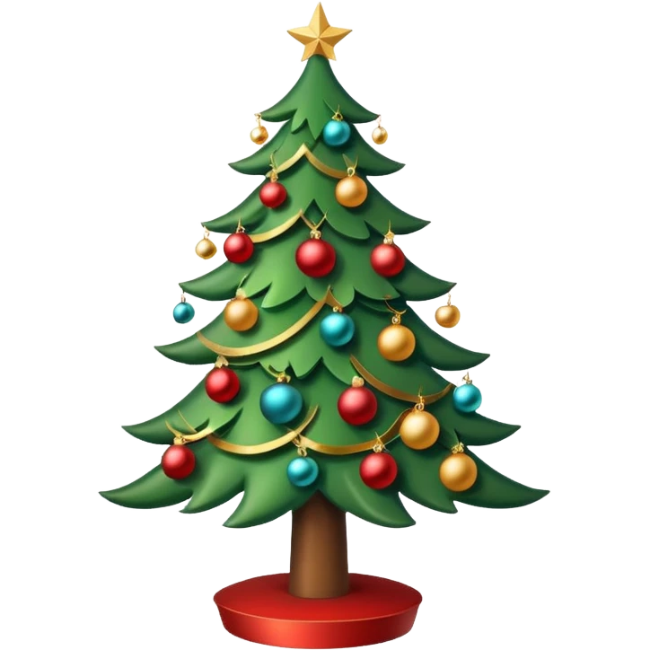 christmas tree emoji