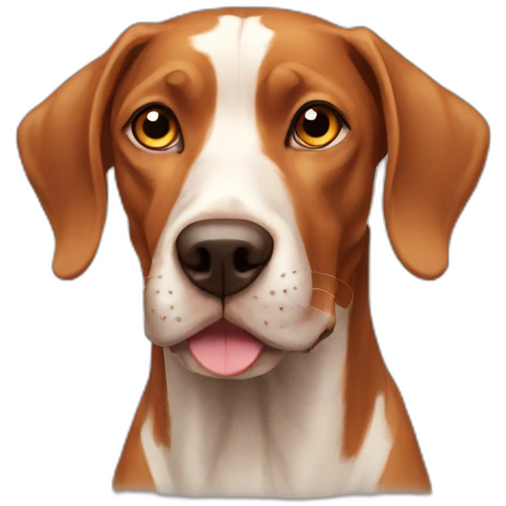 Dog Viszla full-height emoji