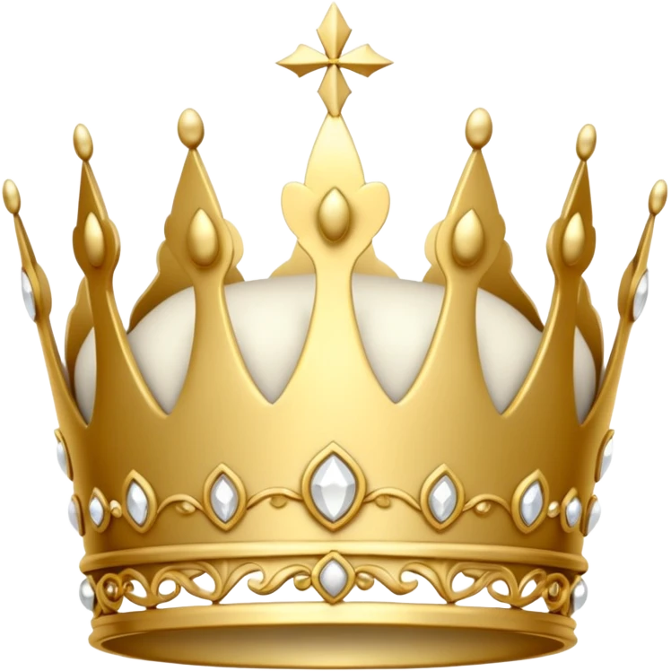 white crown emoji