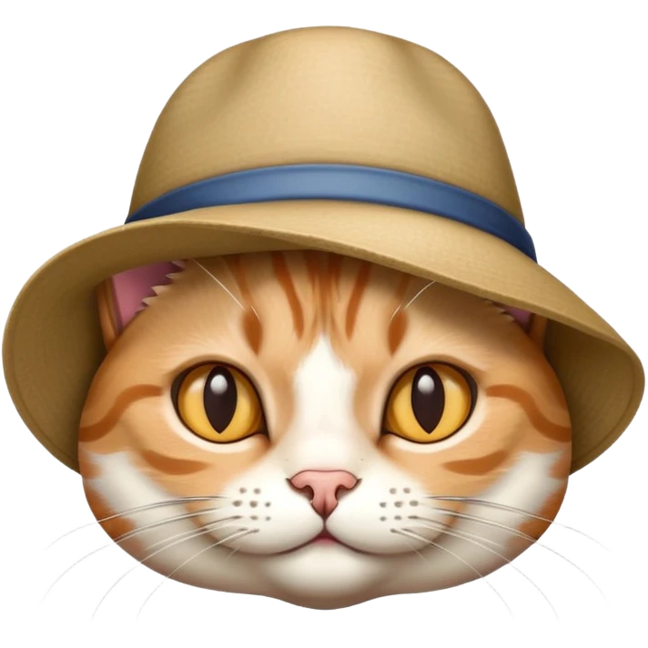 Cat wearing hat emoji