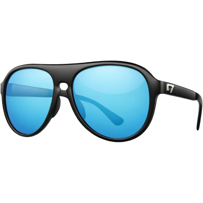 Sunglasses with the number 67 on them emoji