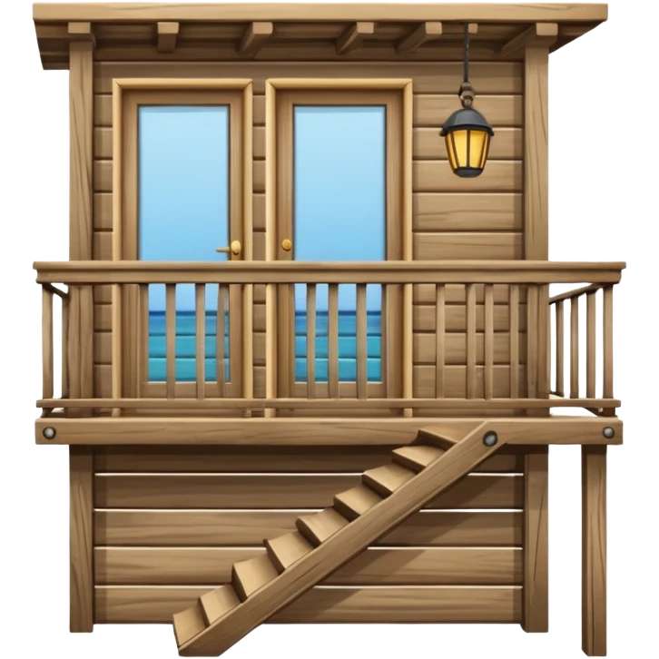 balcony made out of wood emoji
