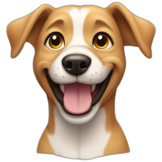 Dog smile  emoji
