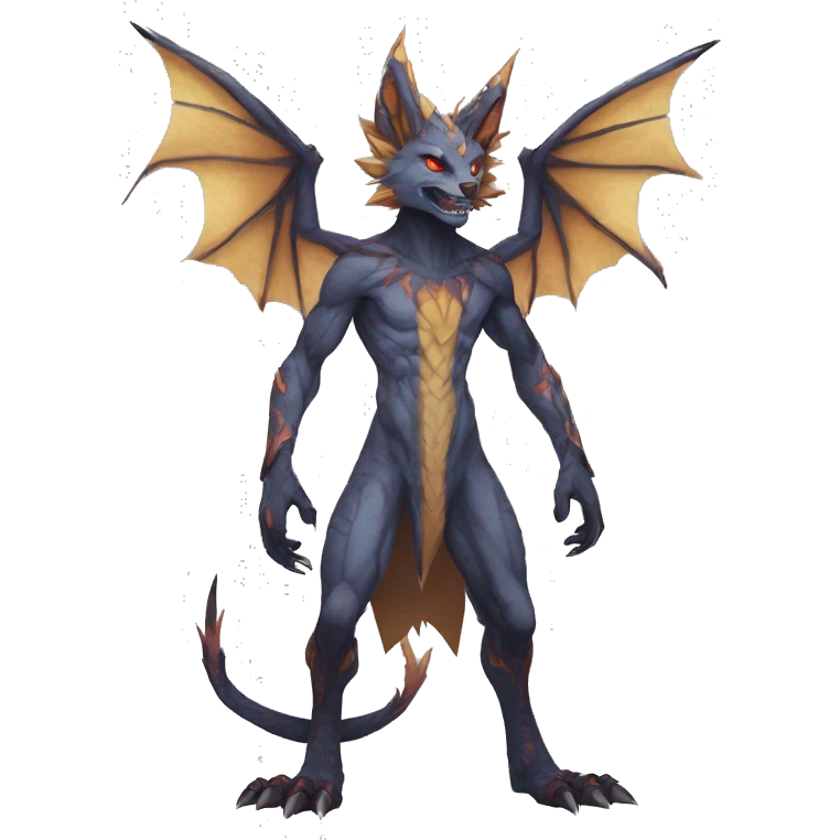Anthro Vernid-WickerBeast-Protogen-Primagen-Fakémon Full Body emoji