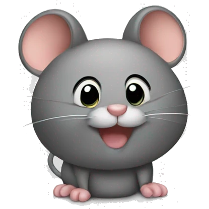 Mouse happy emoji emoji