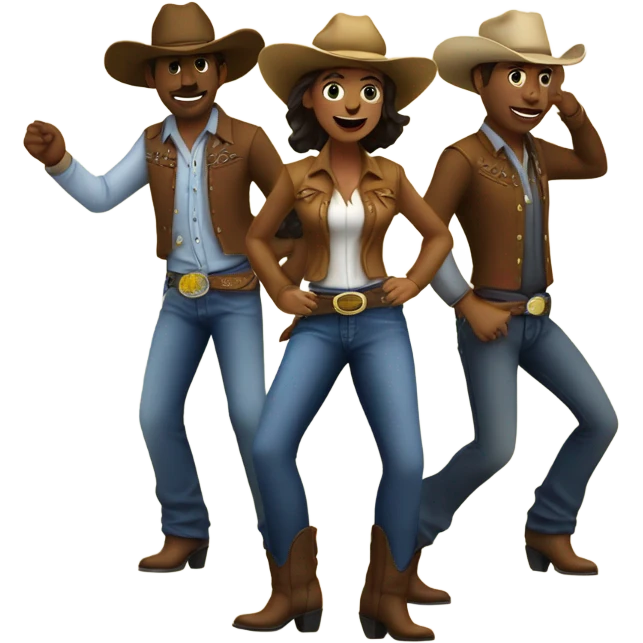 Line dancing emoji