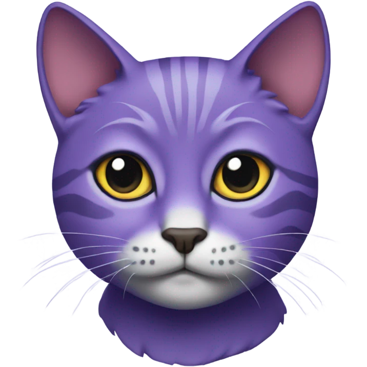 Purple cat emoji