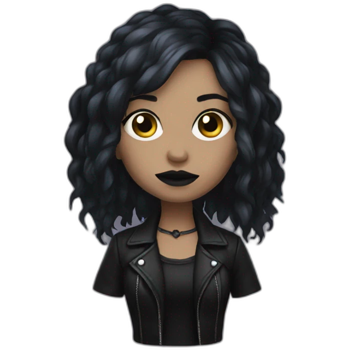 goth girl emoji