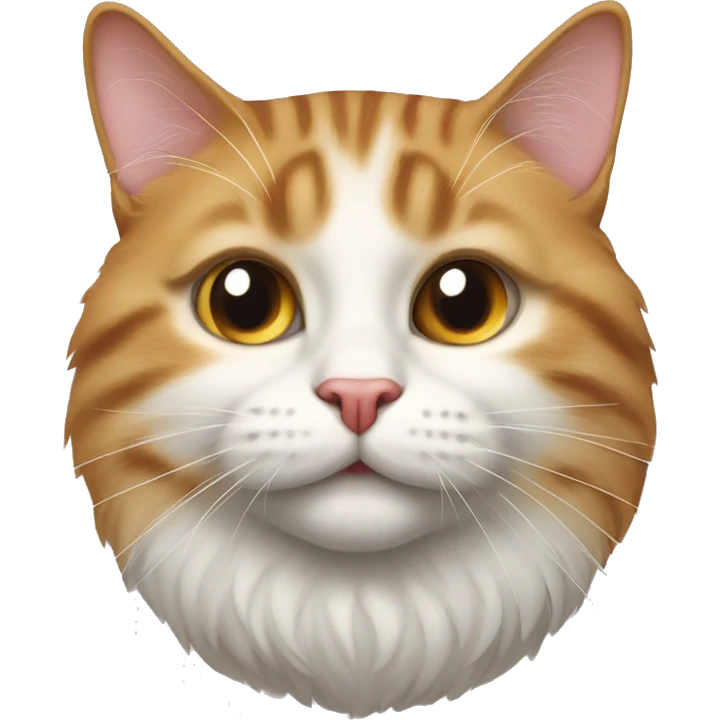 Männliche übergewichtige britisch kurzhaar katze emoji