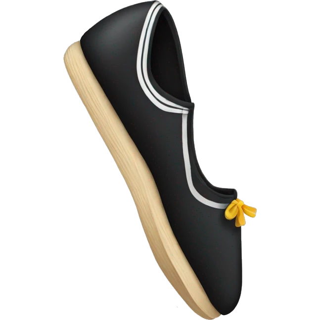 Zapatillas de ballete negras emoji
