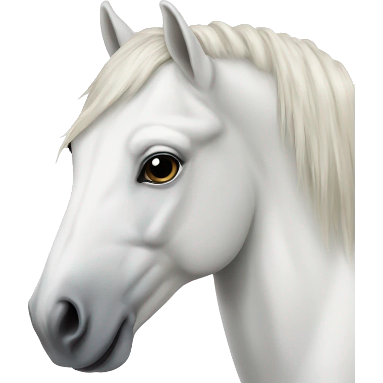 White horse  emoji