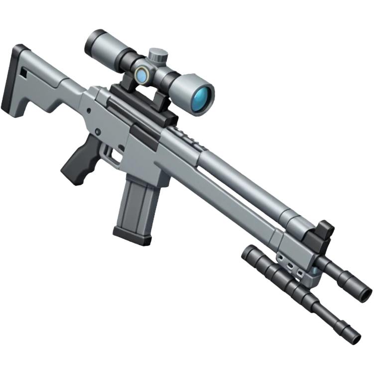 Halo sniper rifle pixel  emoji