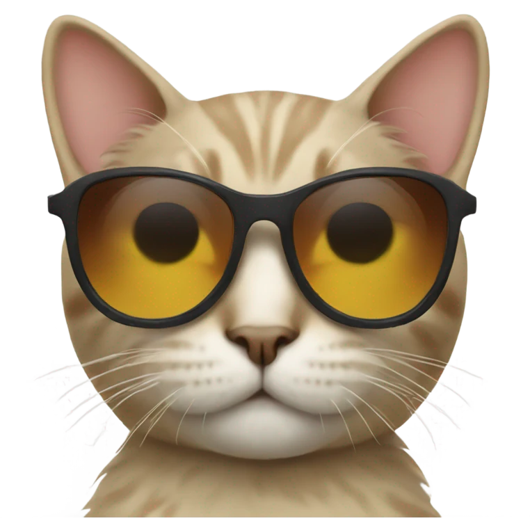 Cat with sunglasses  emoji