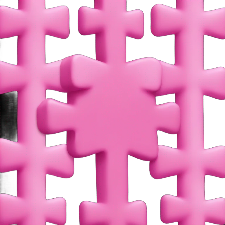 Croix rose emoji