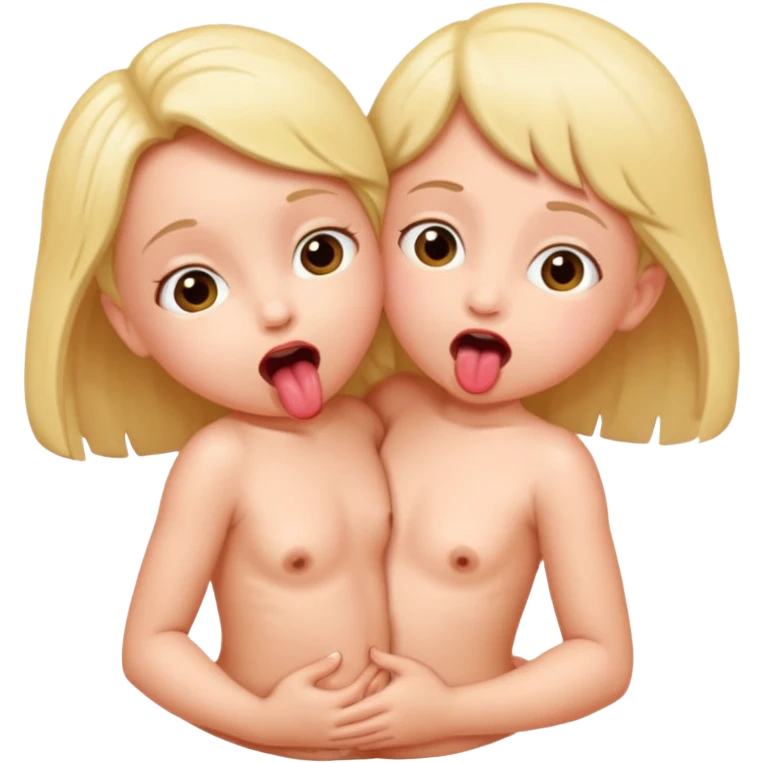 vagina licking Naked kids emoji