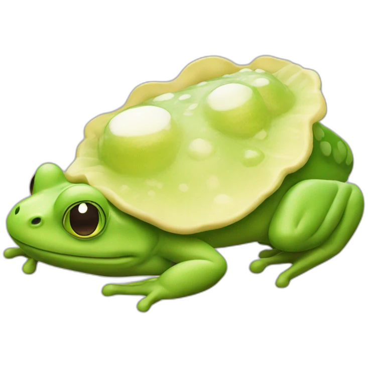 Reine ses grenouilles qui dort emoji