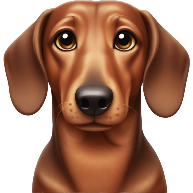 a dachshund dog emoji