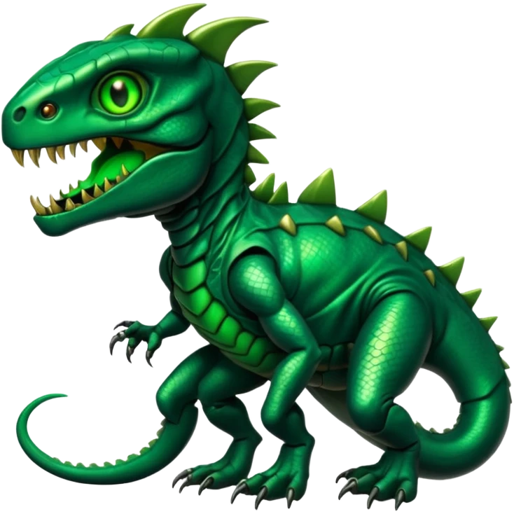 horror bionic reptile monster emoji