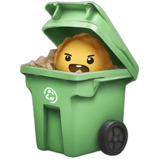 kawaii garbage emoji