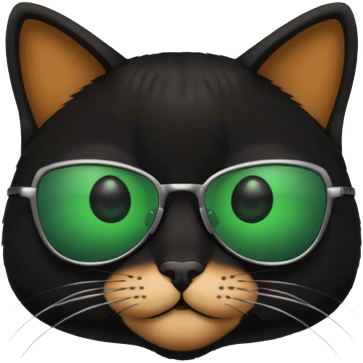 Cat wearing sunglasses emoji